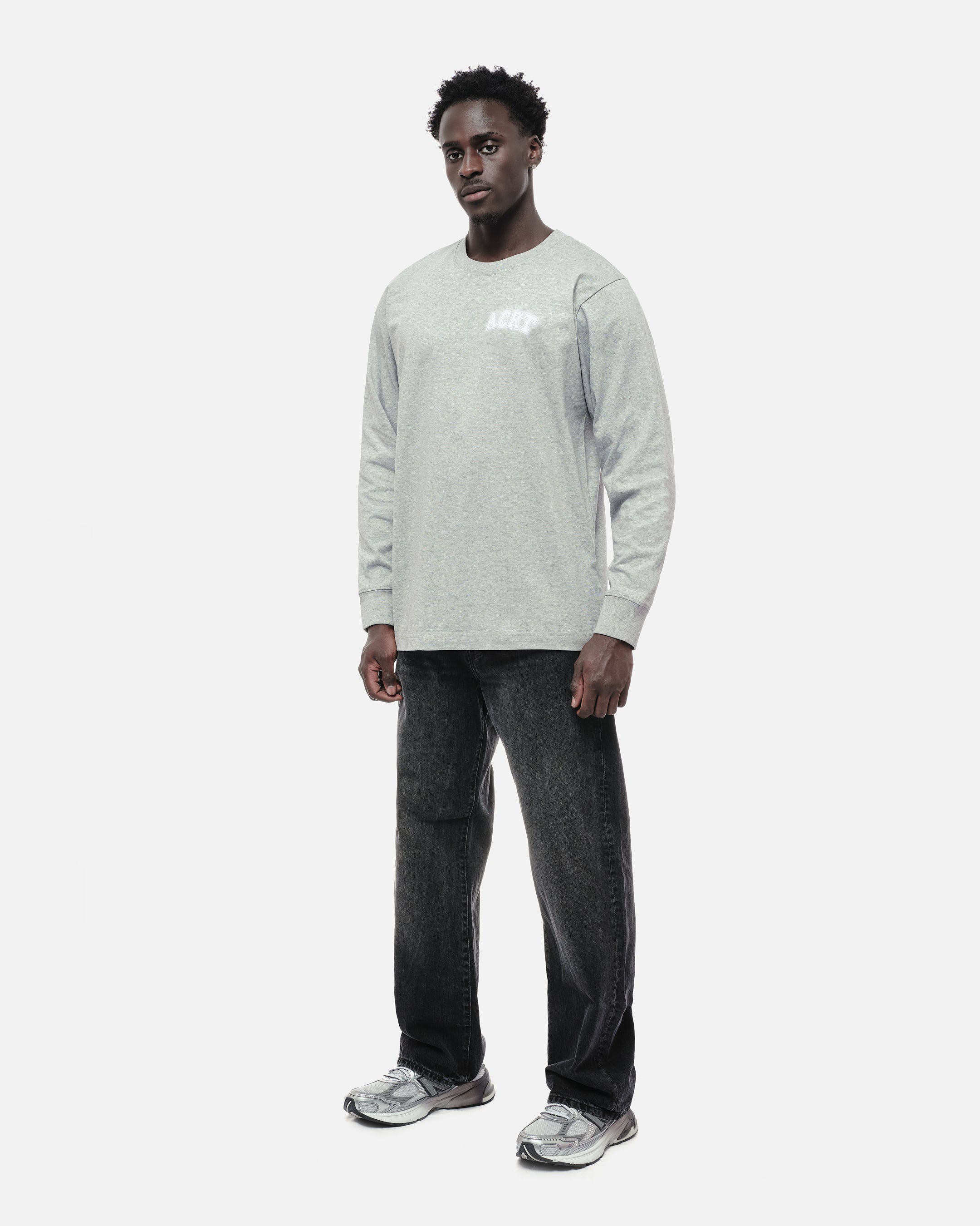 ACRT LONG SLEEVE T-SHIRT - HEATHER GREY