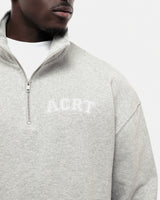 ACRT QUARTER ZIP SWEATSHIRT - HEATHER GREY