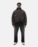 ARISTOCRAT CROPPED PUFFER JACKET - BLACK