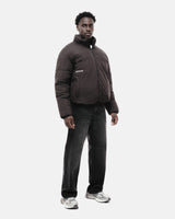 ARISTOCRAT CROPPED PUFFER JACKET - BLACK