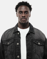 ARISTOCRAT DENIM JACKET - BLACK