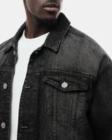 ARISTOCRAT DENIM JACKET - BLACK