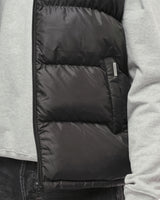 ARISTOCRAT PUFFER GILET - BLACK