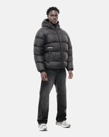 ARISTOCRAT OVERSIZED PUFFER JACKET - BLACK