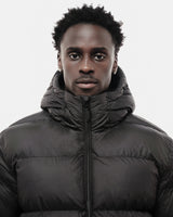 ARISTOCRAT OVERSIZED PUFFER JACKET - BLACK