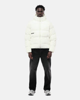 ARISTOCRAT OVERSIZED PUFFER JACKET - OFF WHITE