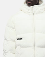 ARISTOCRAT OVERSIZED PUFFER JACKET - OFF WHITE