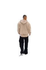 ARISTOCRAT PATRONS CLUB TONAL HOODIE - BEIGE