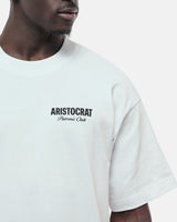 ARISTOCRAT PATRONS CLUB BOX TEE - WHITE