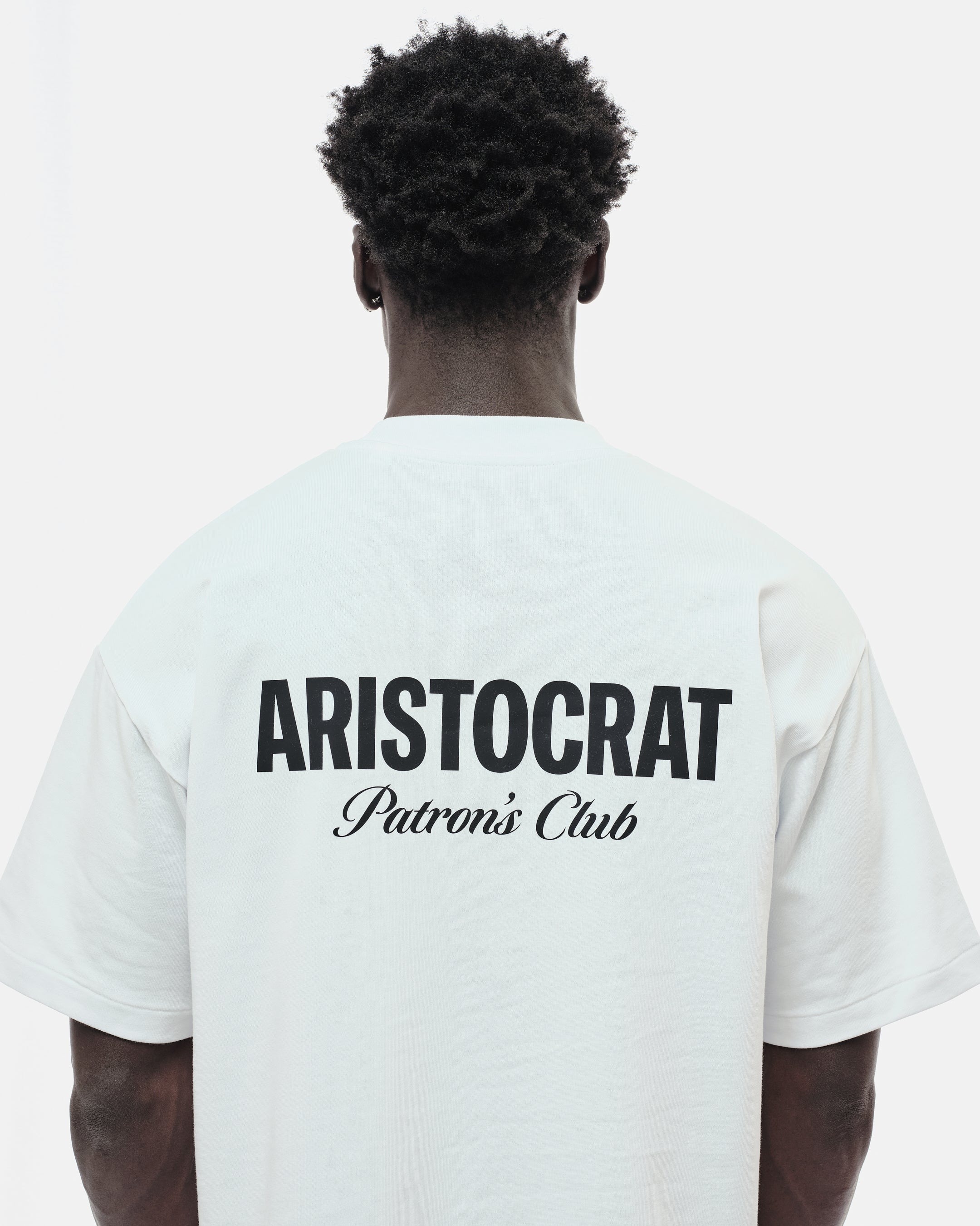 ARISTOCRAT PATRONS CLUB BOX TEE - WHITE