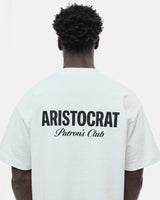 ARISTOCRAT PATRONS CLUB BOX TEE - WHITE