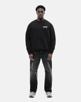 ARISTOCRAT PATRONS CLUB CREW NECK SWEATSHIRT - BLACK