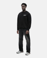 ARISTOCRAT PATRONS CLUB CREW NECK SWEATSHIRT - BLACK