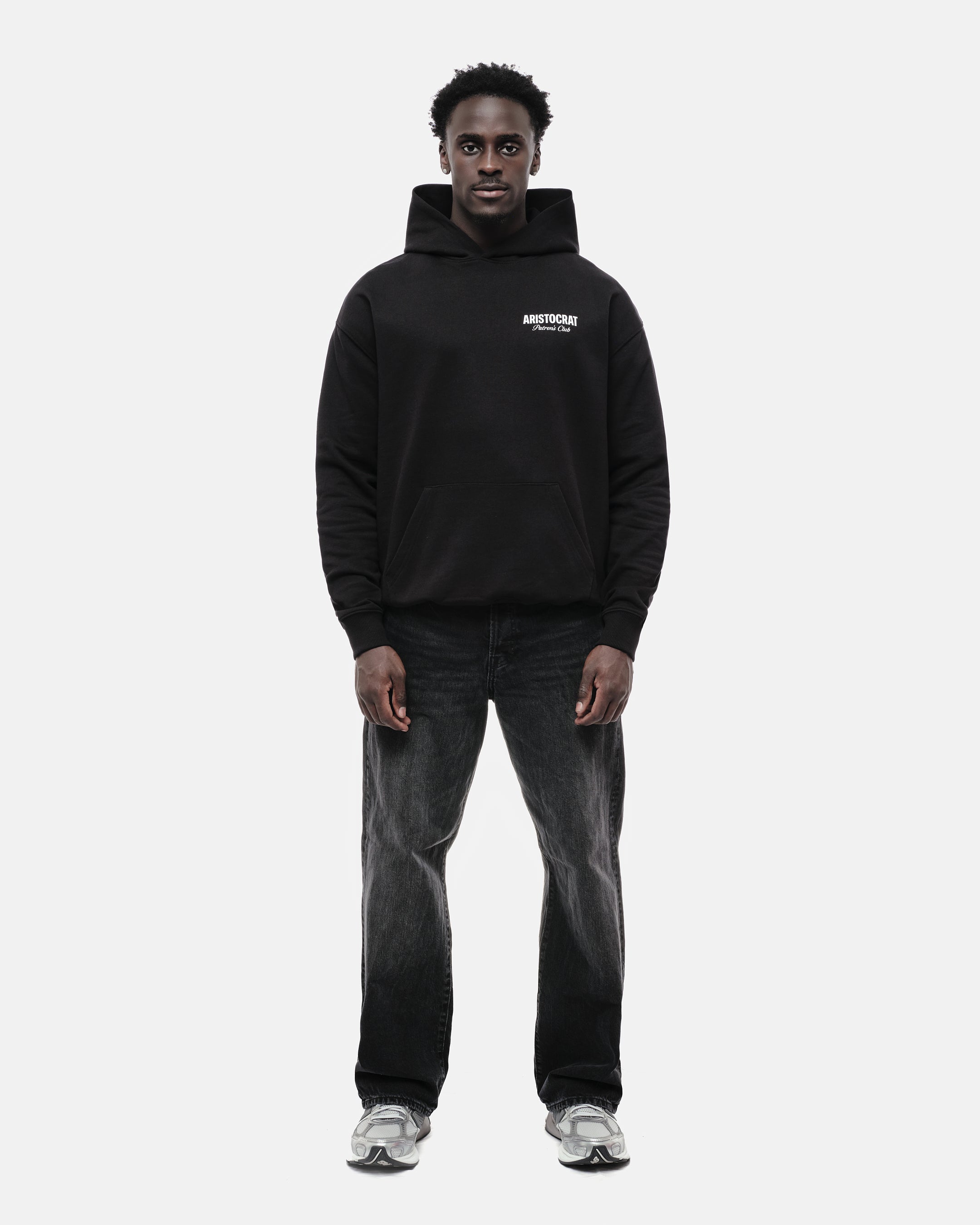 ARISTOCRAT PATRONS CLUB HOODIE - BLACK