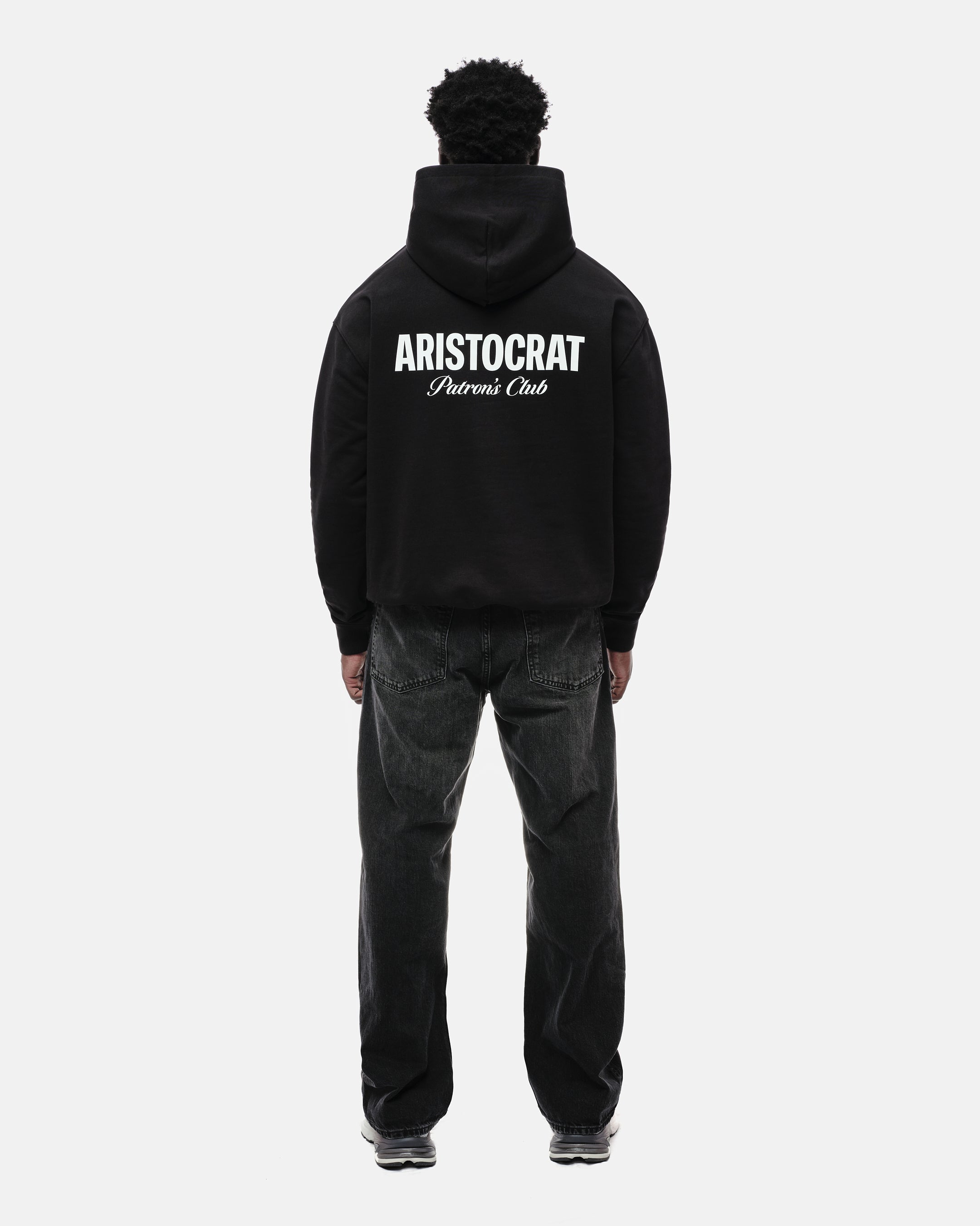 ARISTOCRAT PATRONS CLUB HOODIE - BLACK