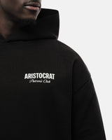 ARISTOCRAT PATRONS CLUB HOODIE - BLACK