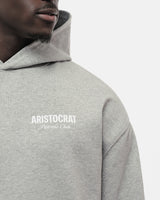 ARISTOCRAT PATRONS CLUB HOODIE - HEATHER GREY