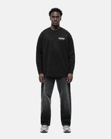 ARISTOCRAT PATRONS CLUB LONG SLEEVE T-SHIRT - BLACK