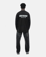 ARISTOCRAT PATRONS CLUB LONG SLEEVE T-SHIRT - BLACK