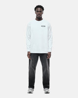 ARISTOCRAT PATRONS CLUB LONG SLEEVE T-SHIRT - WHITE