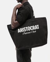 ARISTOCRAT PATRONS CLUB WEEKEND TOTE BAG - BLACK