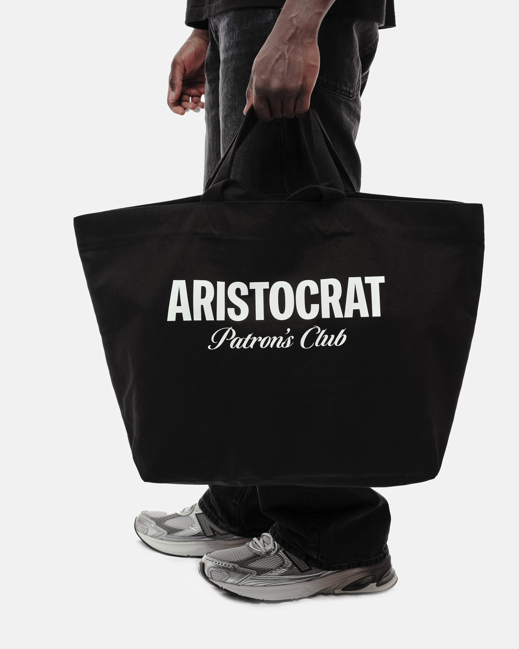 ARISTOCRAT PATRONS CLUB WEEKEND TOTE BAG - BLACK
