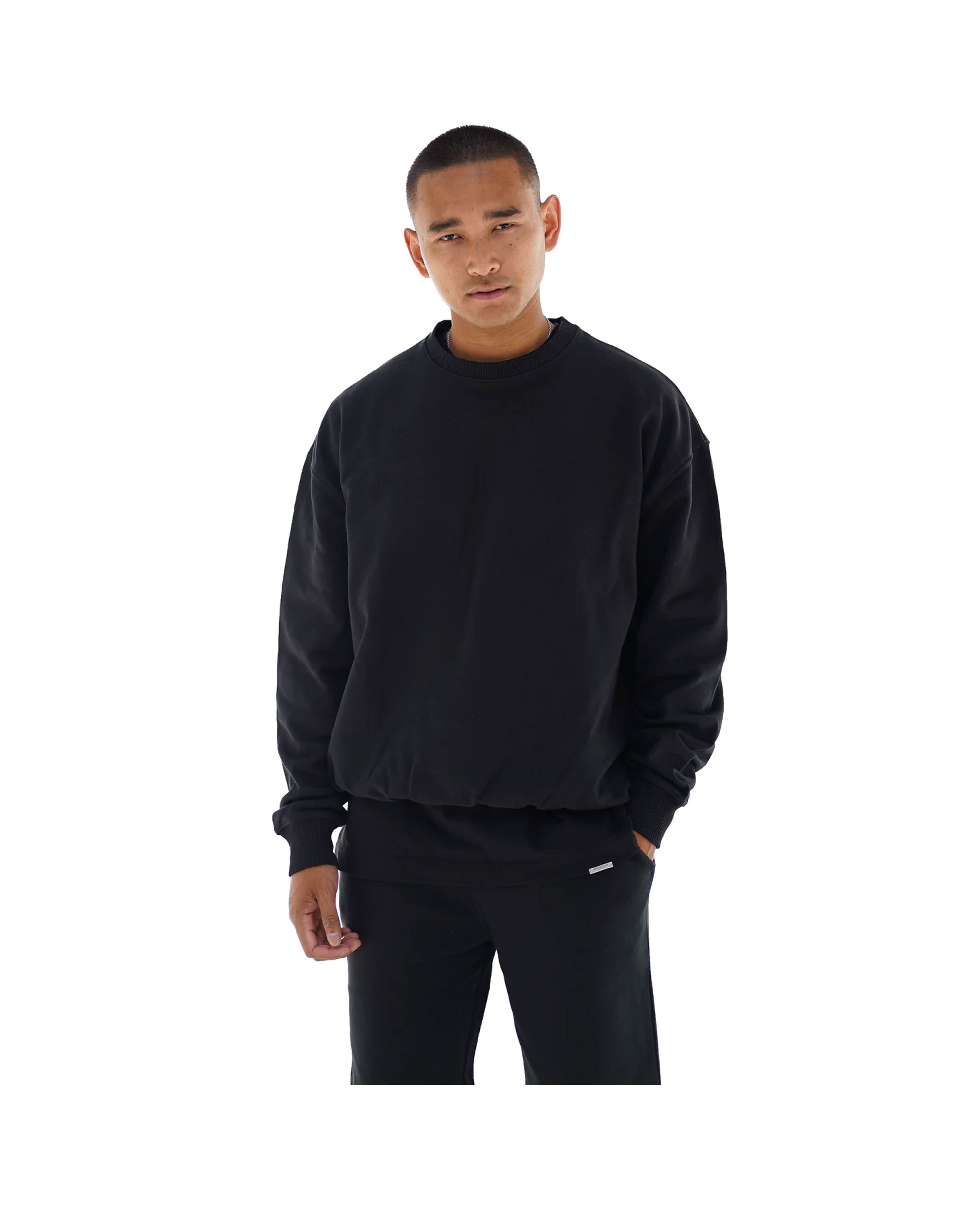 ESSENTIALS SWEATER - BLACK